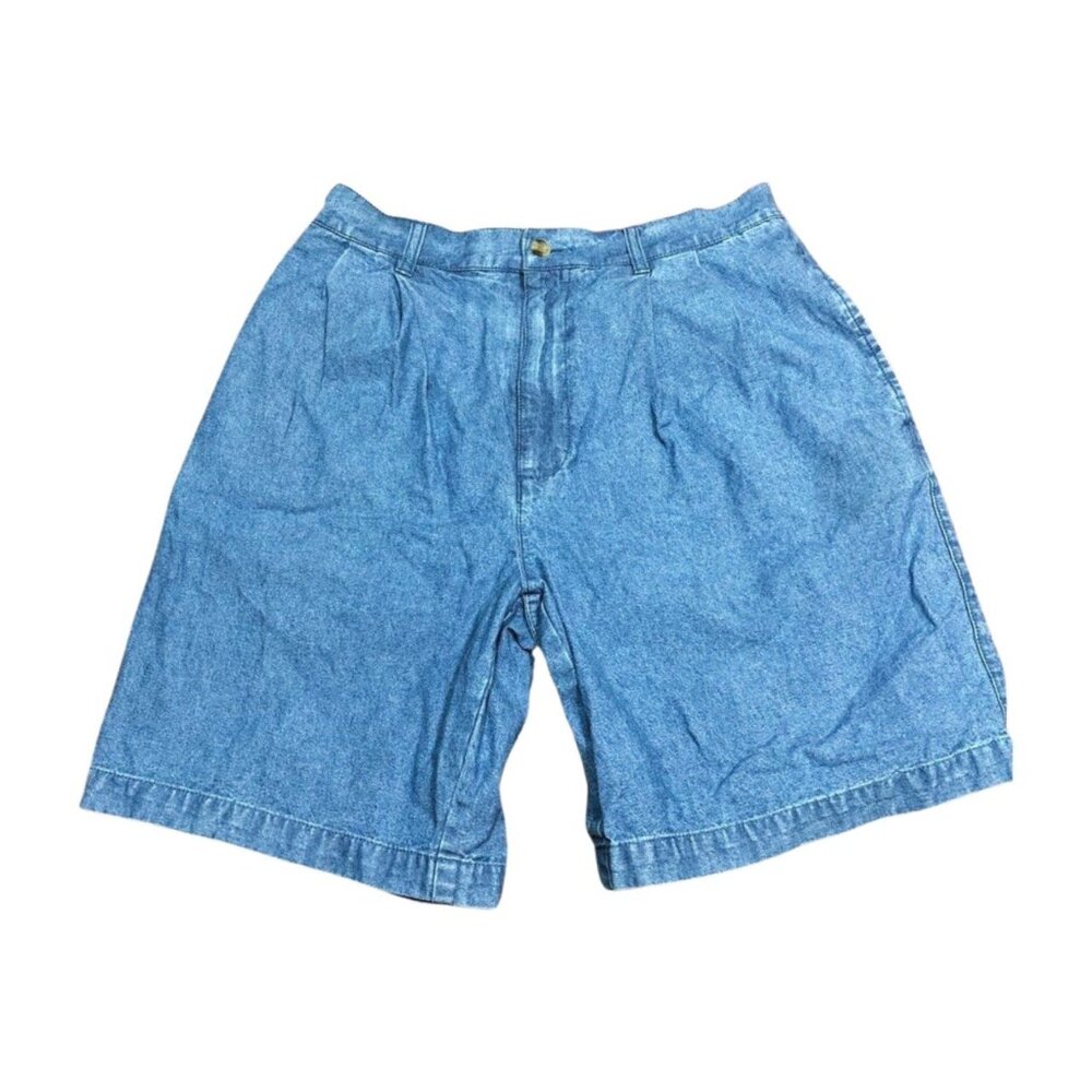 Sun River Jean Shorts Men's 30 Blue Cargo Medium Wash Cotton